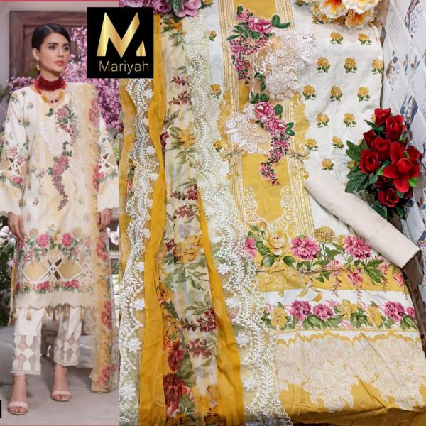 Mariyah Safinaz 1001 Karachi Cotton Dress Material Collection